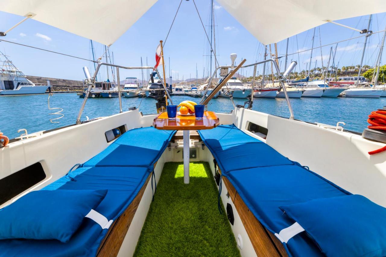 Seaside Chill-Out Stay On A Sail Yacht Puerto Calero Exterior foto
