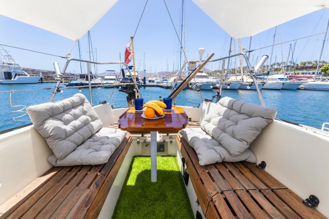 Seaside Chill-Out Stay On A Sail Yacht Puerto Calero Exterior foto