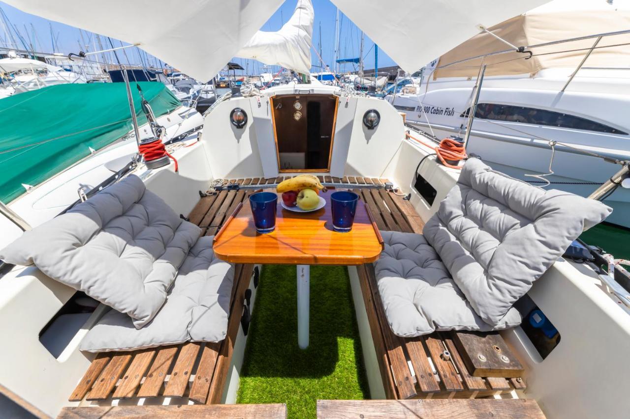 Seaside Chill-Out Stay On A Sail Yacht Puerto Calero Exterior foto