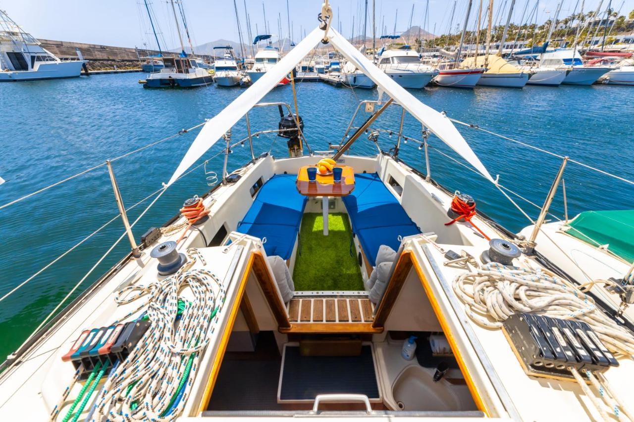 Seaside Chill-Out Stay On A Sail Yacht Puerto Calero Exterior foto